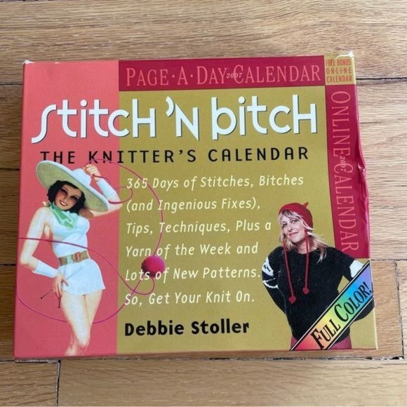 Stich'N Btch Knitting Calendar 2007- New in Box - Picture 1 of 4